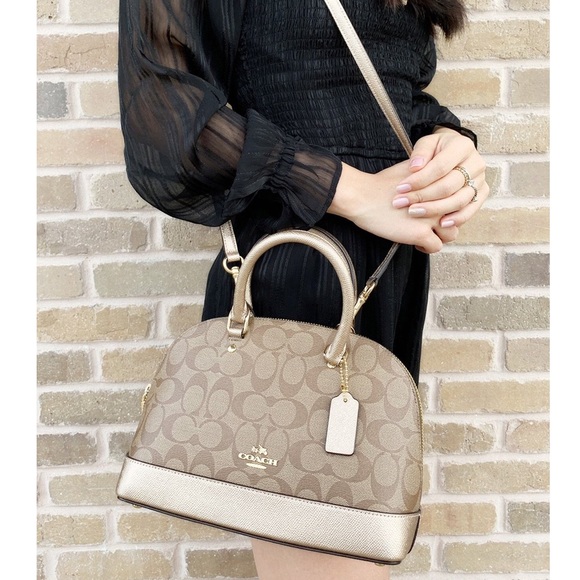 Coach Handbags - Coach Metallic Sierra Bag